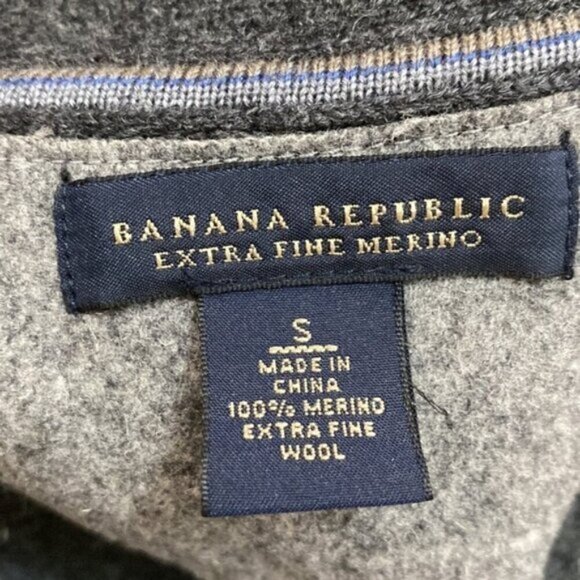 Banana Republic Merino Wool Vest small/medium fits Grey - Picture 13 of 14